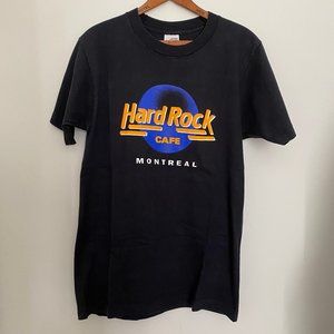 vintage hardrock cafe montreal tshirt size medium
